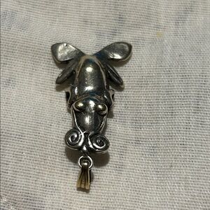 Vintage 1970’s Silver Frog Pendant